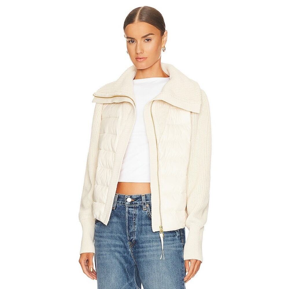 Varley Montrose Jacket in Whitecap Grey Size Large